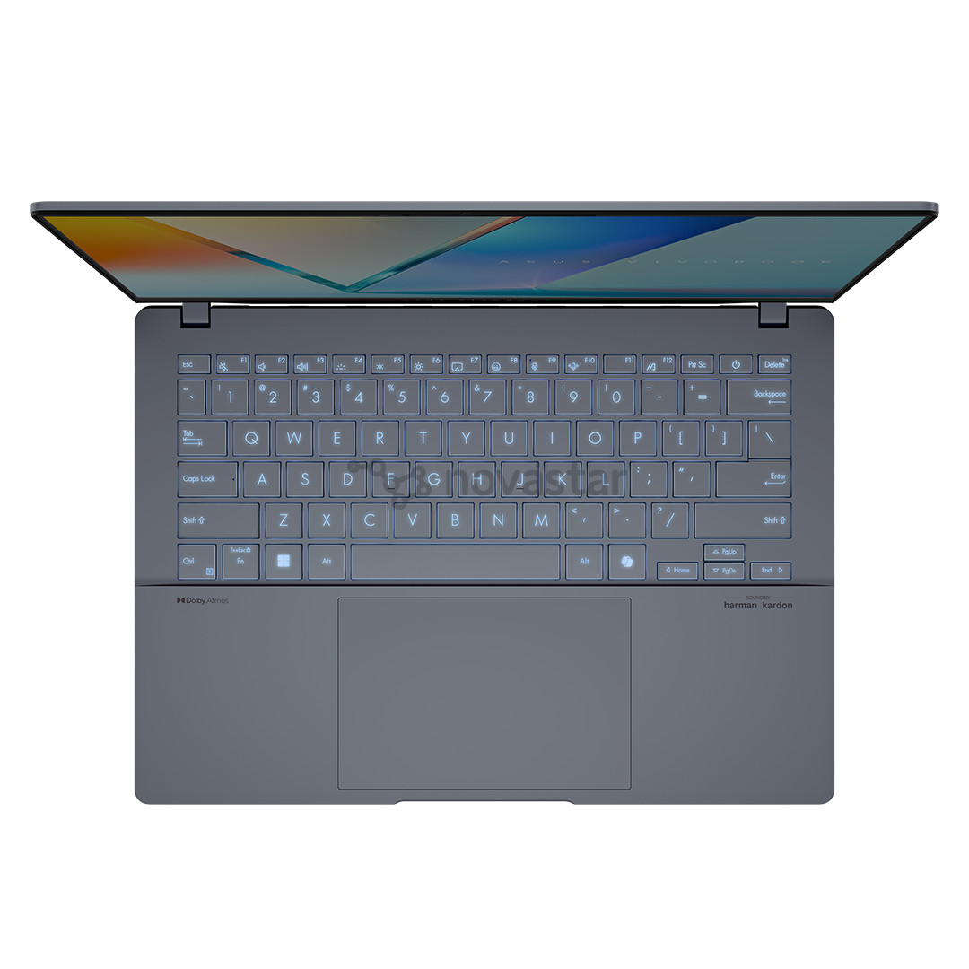 Asus Vivobook S14 OLED, 14'', WUXGA, Ultra 5, 16 GB, 512 GB, Copilot+, ENG, mist blue - Notebook