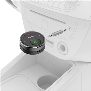 Bluetooth imtuvas Hama Bluetooth® Receiver for Cars, 3,5 mm, juodas