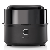 Karšto oro gruzdintuvė Hisense, 1350 W, 6.7 L, juoda
