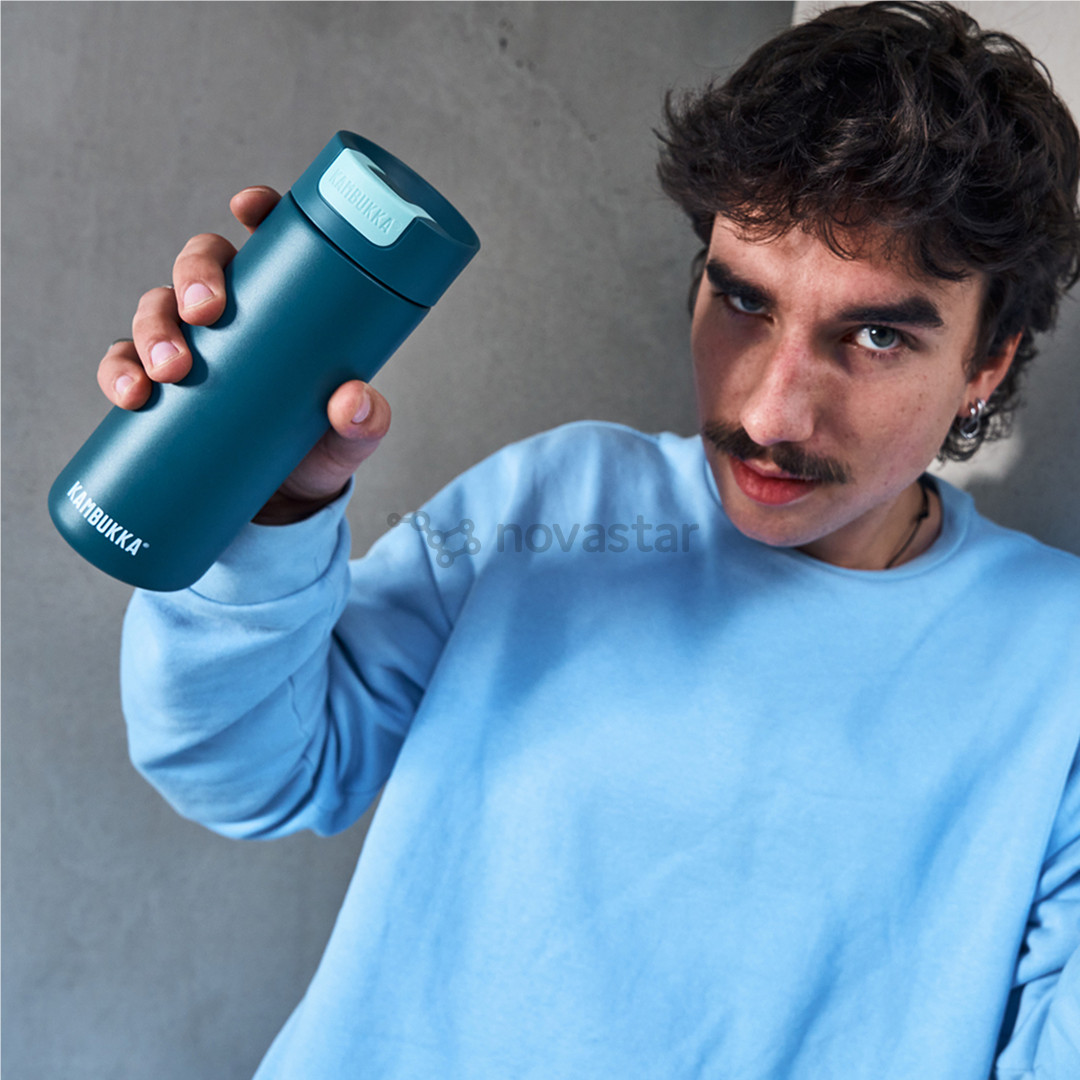 Termo gertuvė Kambukka Olympus Peacock Blue, 500 ml, žalsvai mėlyna