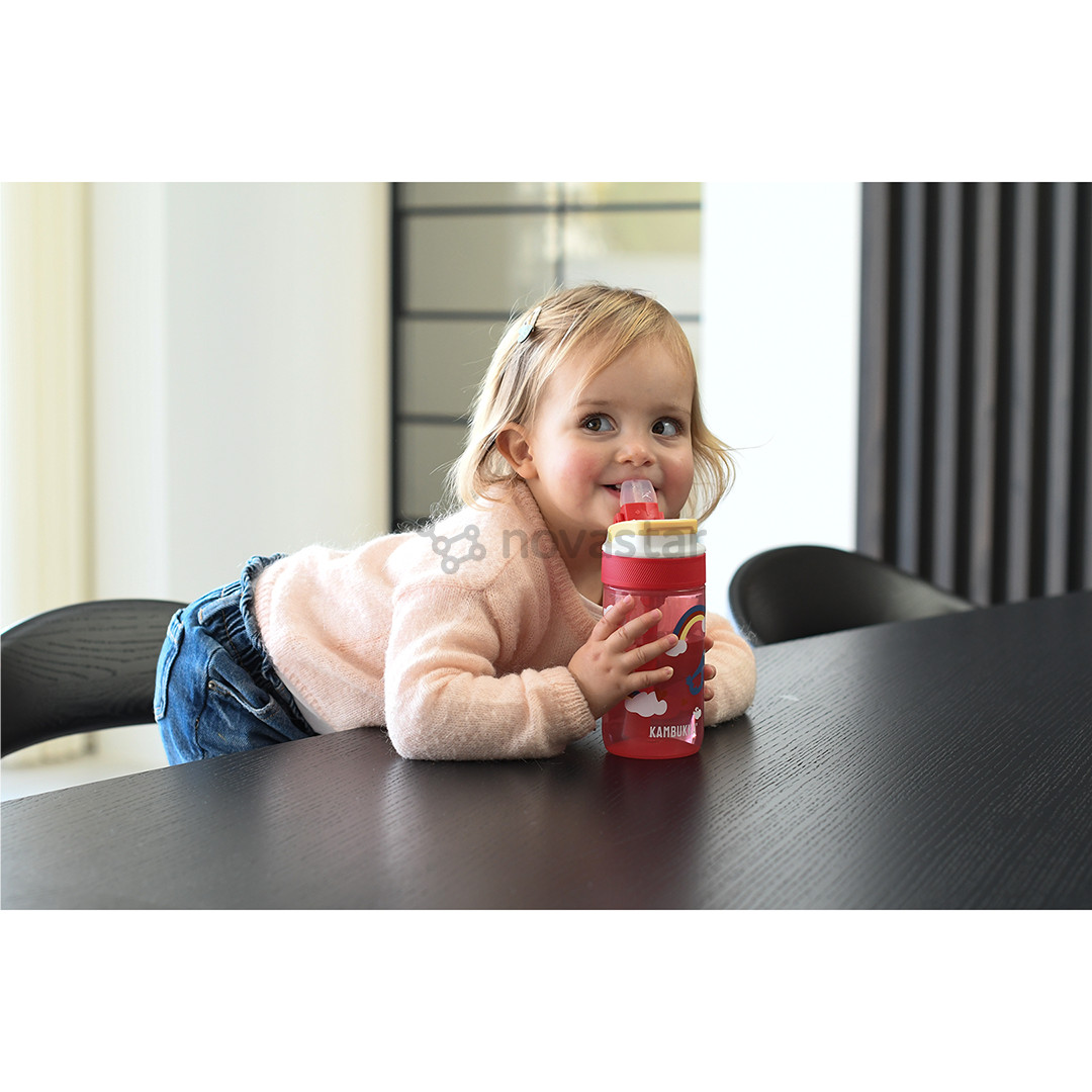 Vaikiška gertuvė Kambukka Lagoon Love Birds, 400 ml, rožinė