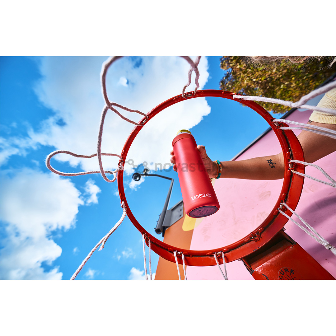 Termo gertuvė Kambukka Lagoon Insulated Fluo Fantasy, 600 ml, raudona