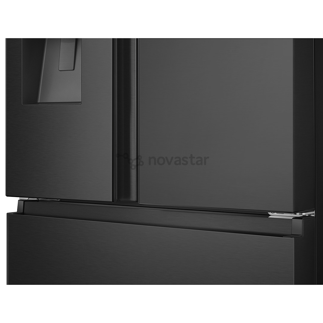 SBS Šaldytuvas Hisense, NoFrost, 612 L, aukštis 179 cm, juodas