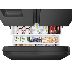 SBS Šaldytuvas Hisense, NoFrost, 612 L, aukštis 179 cm, juodas