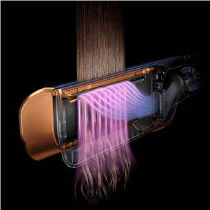 Plaukų tiesinimo žnyplės  Dyson HT01 Airstrait, mėlynos