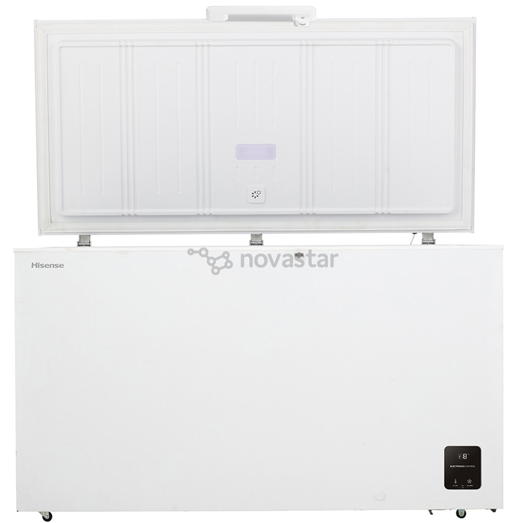 Hisense, 440 L, width 142.9 cm, white - Chest freezer