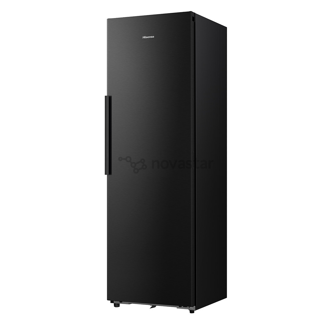 Šaldytuvas Hisense, 372 L, aukštis 186 cm, juodas