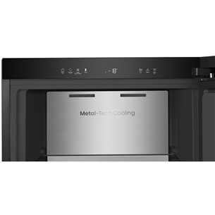 Šaldiklis Hisense, NoFrost, 312 L, aukštis 186 cm, juodas