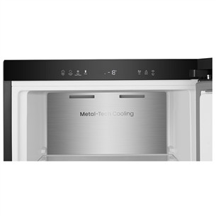 Šaldiklis Hisense, NoFrost, 312 L, aukštis 186 cm, juodas