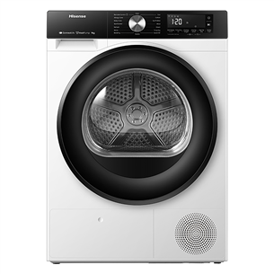 Džiovyklė Hisense, 9 kg, gylis 64 cm DH3S902BW3
