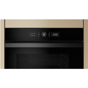 Įmontuojama orkaitė Whirlpool, 73 L, pirolizė, juoda