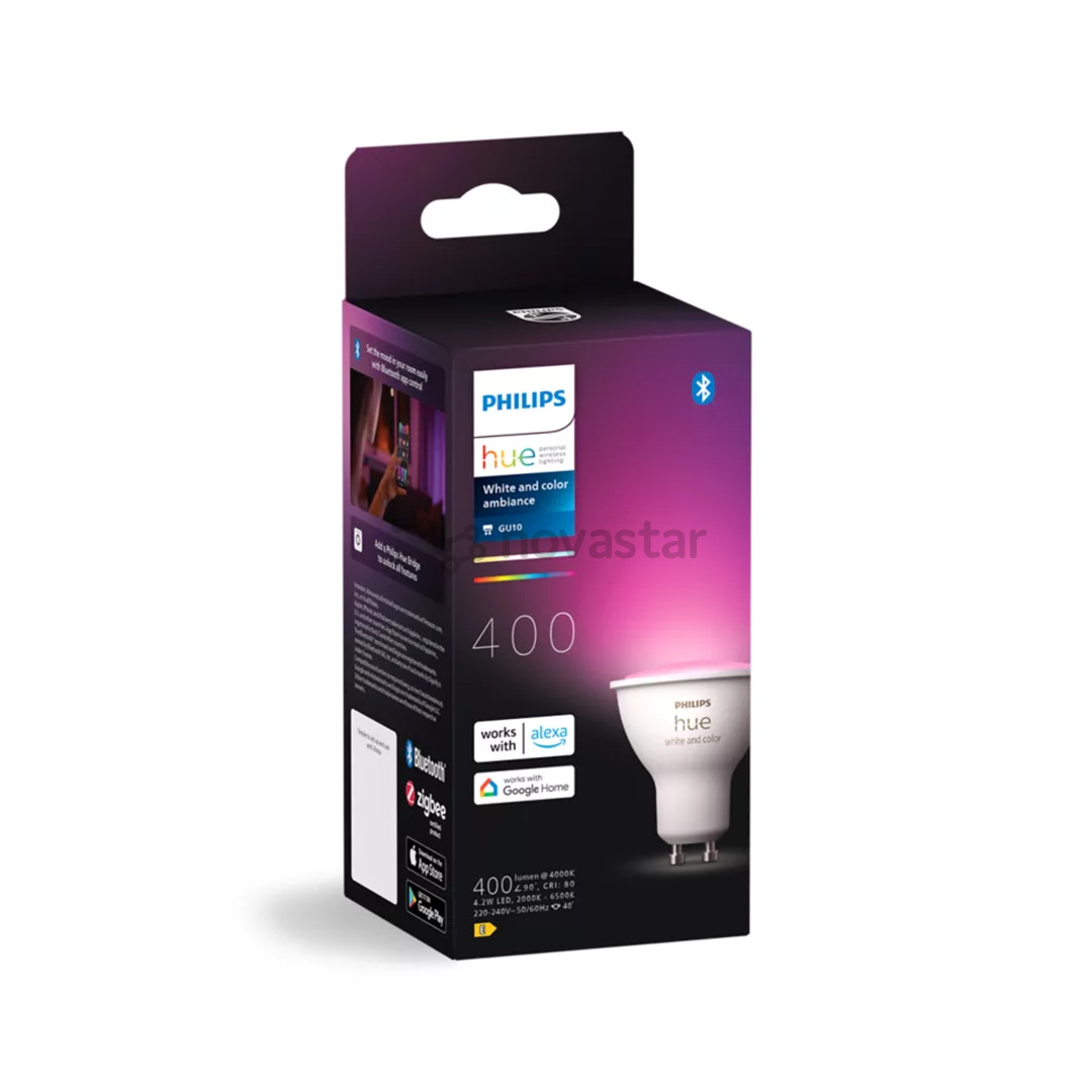 Philips Hue Smart Spotlight, white and color, GU10 - Умная лампа