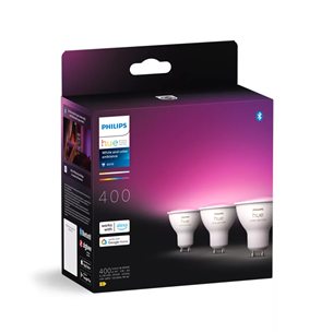 Išmaniosios lemputės Philips Hue Smart Spotlight, white and color, GU10, 3 vnt