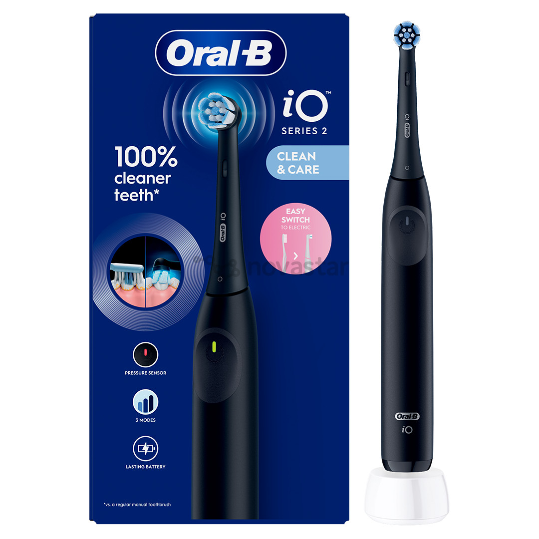 Braun Oral-B iO2, черный - Электрическая зубная щетка