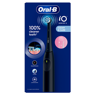 Elektrinis dantų šepetėlis Braun Oral-B iO2, juodas