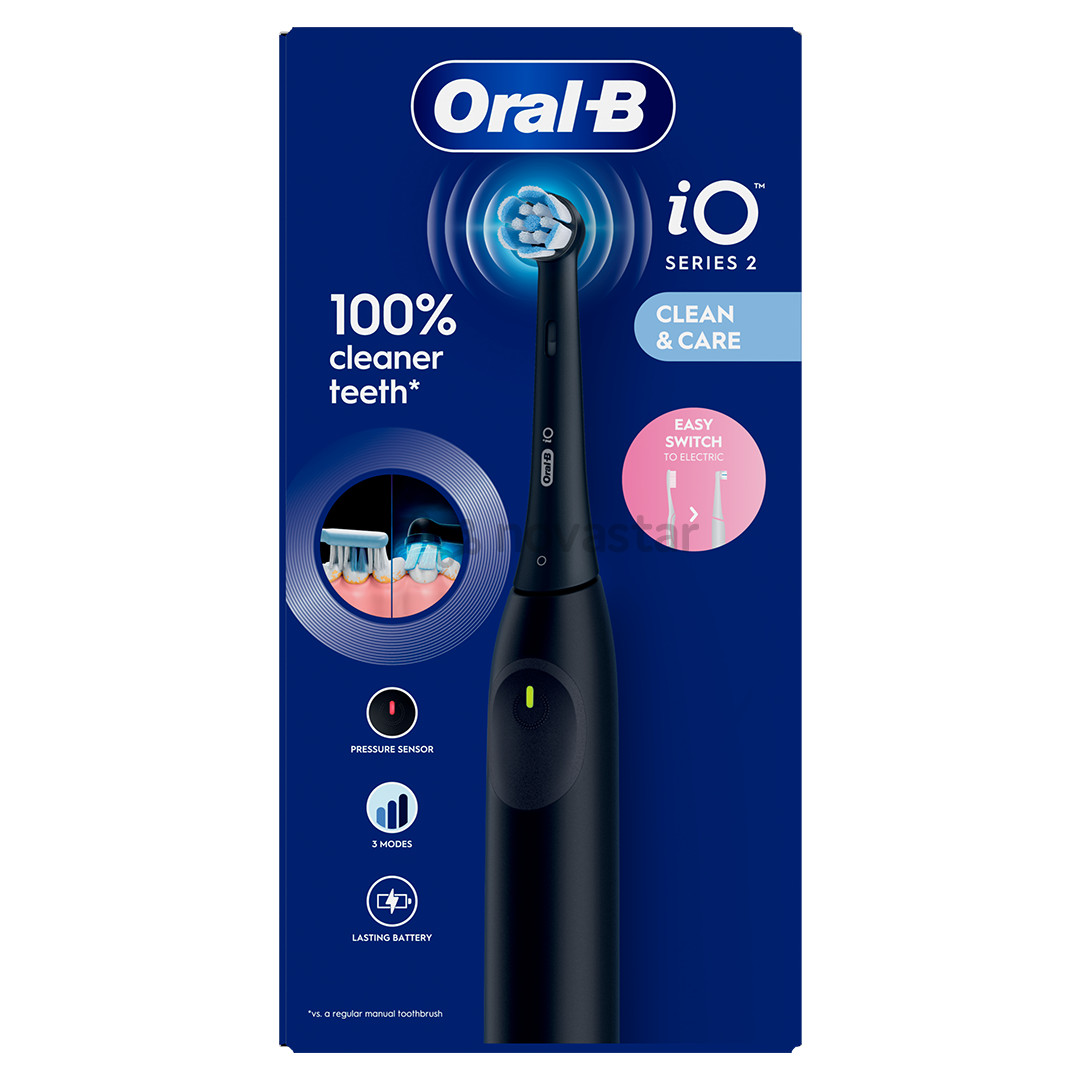 Braun Oral-B iO2, черный - Электрическая зубная щетка
