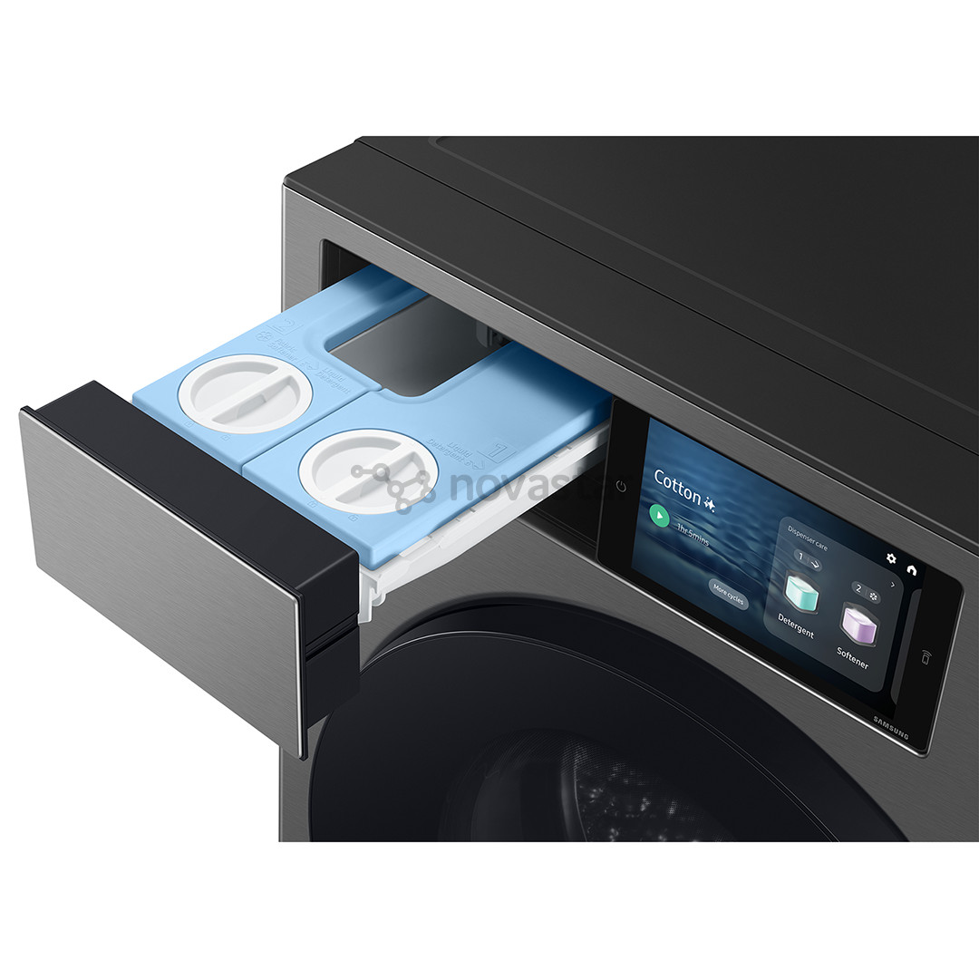 Skalbimo mašina Samsung, 9 kg, gylis 60 cm, 1400 aps./min., sidabro spalvos