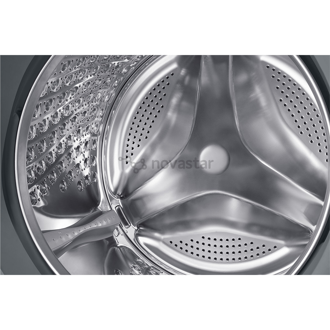 Skalbimo mašina Samsung, 9 kg, gylis 60 cm, 1400 aps./min., sidabro spalvos