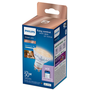Išmanioji lemputė Philips Wiz Smart LED Spot, GU10, 1 vnt., balta