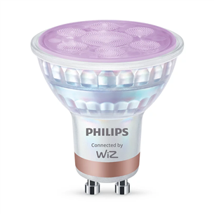 Išmaniosios lemputės Philips Wiz Smart LED Spot Full Color, GU10, 3 vnt., baltos 929003772336