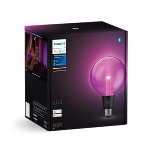 Philips Hue G125 Globe Large, E27, черный - Светодиодная лампа