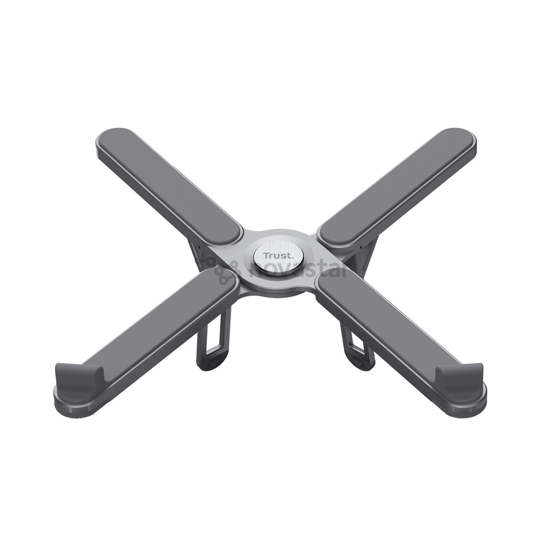 Nešiojamo kompiuterio stovas Trust Macy, pilkas