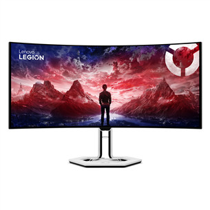 Monitorius Lenovo Legion Pro 34WD-10, 34'', WQHD, OLED, 240 Hz, lenktas, juodas/baltas 67C9UAC1EU