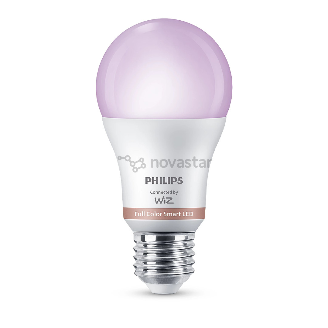 Philips Wiz Full Color Smart LED Bulb, E27, 3 pc, white - LED light