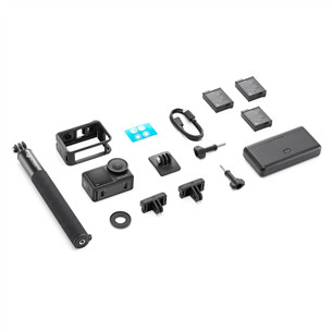 Veiksmo kameros rinkinys Dji Osmo Action 4 Adventure Combo, juodas
