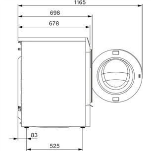 Skalbimo mašina Miele WQ 1200 WPS Nova Edition, 9 kg, gylis 60 cm, 1400 rpm