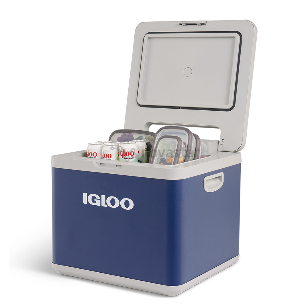 Automobilinis šaldytuvas Igloo IH 45, 43 L, AC/DC, 230/12 V, mėlynas