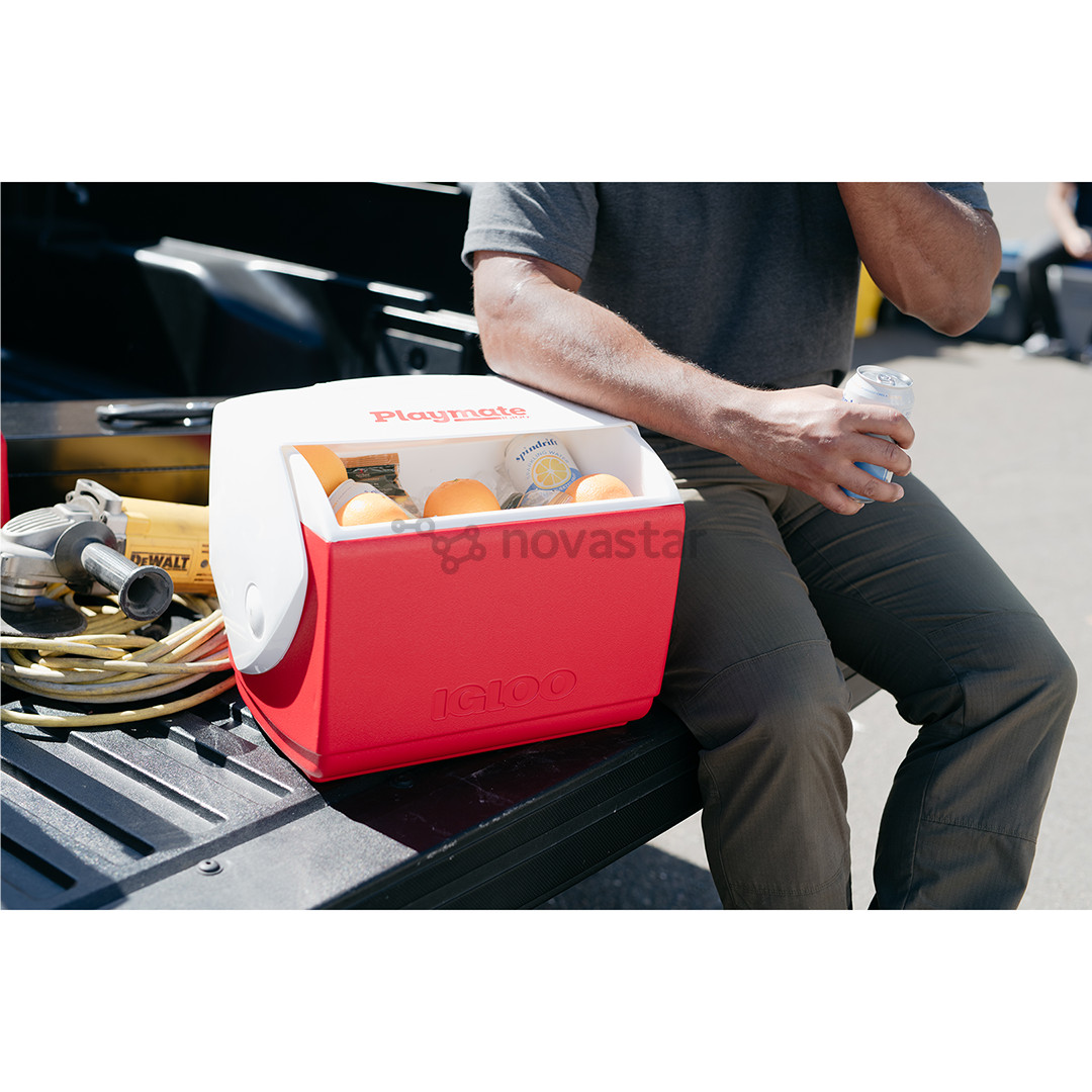 Šaldymo dėžė Igloo Playmate Elite, Red Star, 15 L, raudona