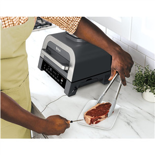 Ninja 6-in-1 MAX, 1760 W, juodas/sidabro spalvos - Grilis ir karšto oro gruzdintuvė