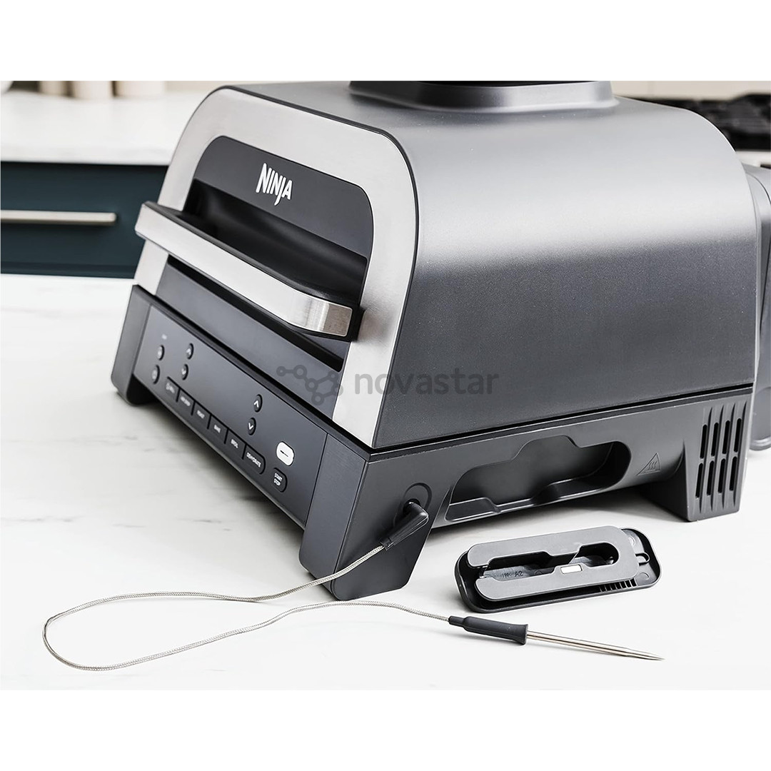 Ninja 6-in-1 MAX, 1760 W, juodas/sidabro spalvos - Grilis ir karšto oro gruzdintuvė