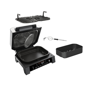 Grilis ir karšto oro gruzdintuvė Ninja 6-in-1 MAX, 1760 W, juodas/sidabrinis