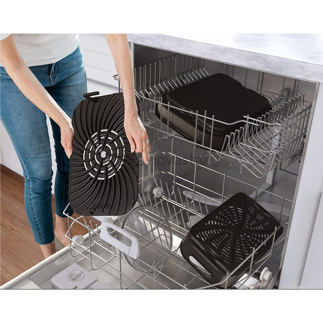 Ninja 6-in-1 MAX, 1760 W, juodas/sidabro spalvos - Grilis ir karšto oro gruzdintuvė