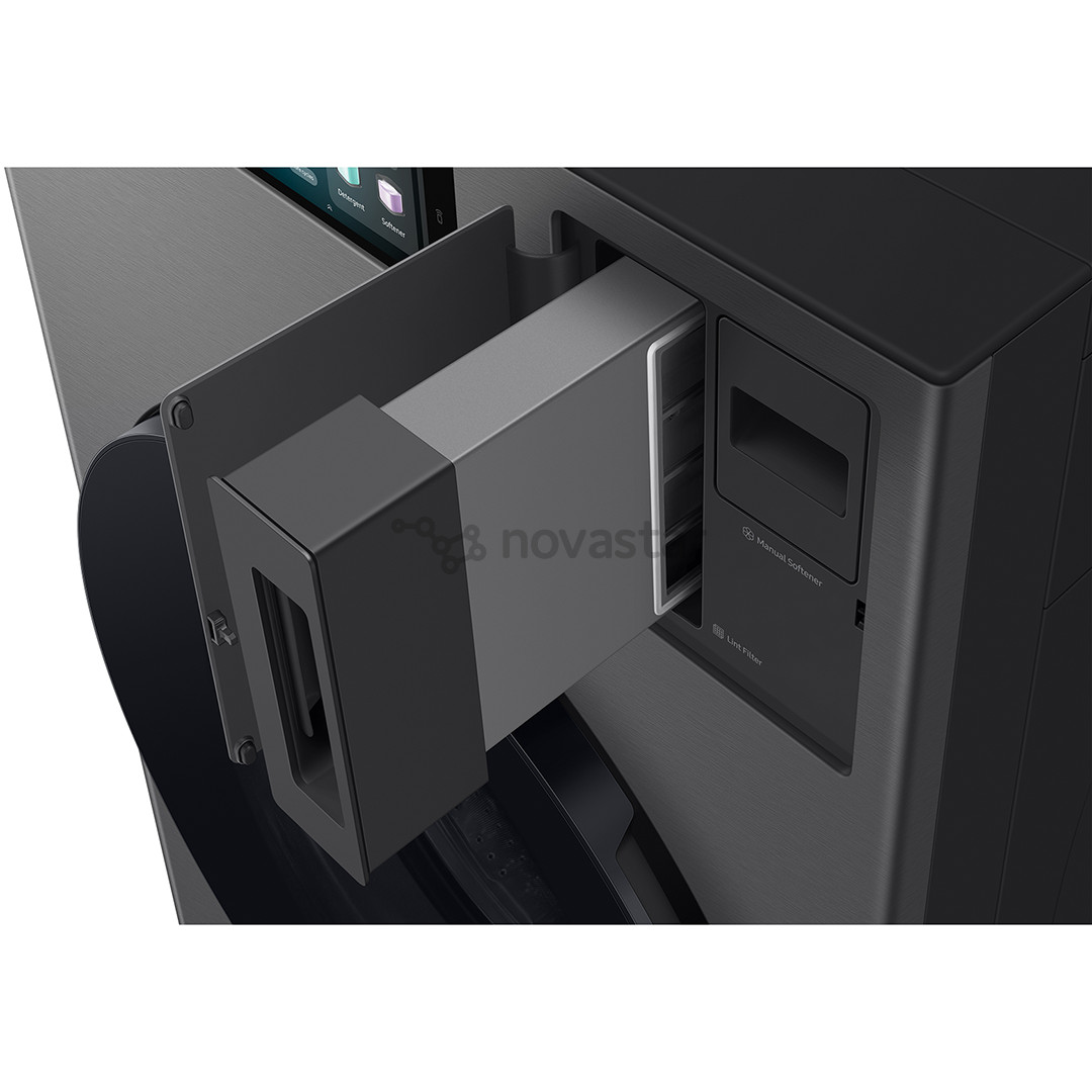 Samsung Bespoke AI Laundry Combo, 18 kg / 11 kg, depth 87.5 cm, 1000 rpm, grey - Washer-dryer combo