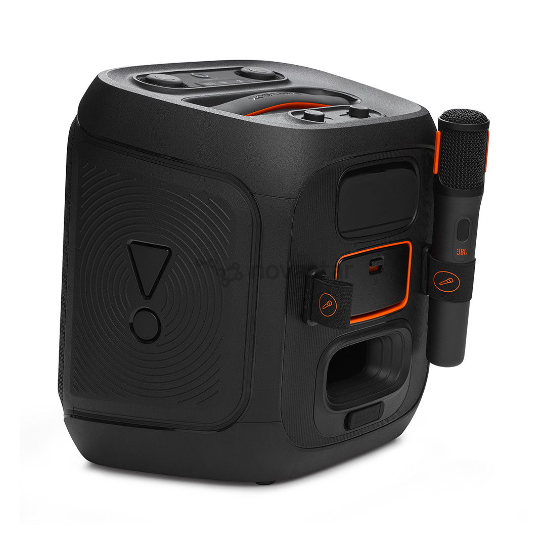 Nešiojama kolonėlė JBL Partybox Encore, 100 W, su mikrofonu, juoda