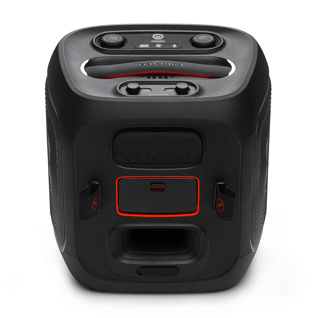 Nešiojama kolonėlė JBL Partybox Encore, 100 W, su mikrofonu, juoda