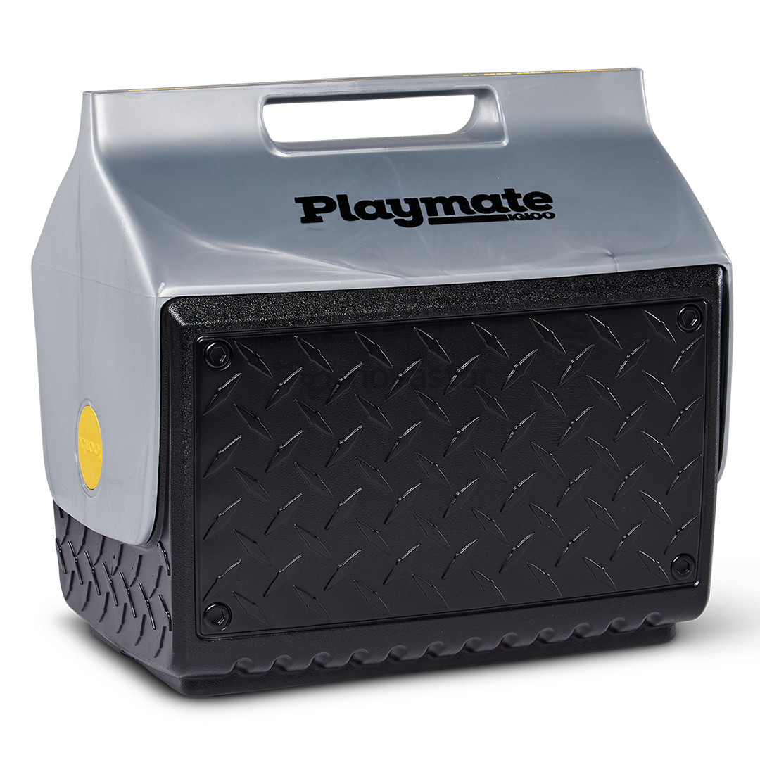 Šaldymo dėžė Igloo Playmate The Boss, 14 L, juoda/sidabro spalvos