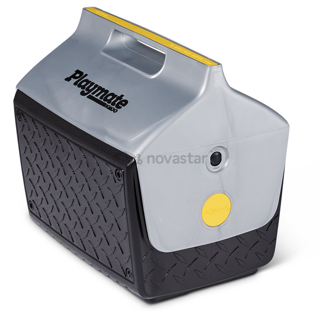 Šaldymo dėžė Igloo Playmate The Boss, 14 L, juoda/sidabro spalvos