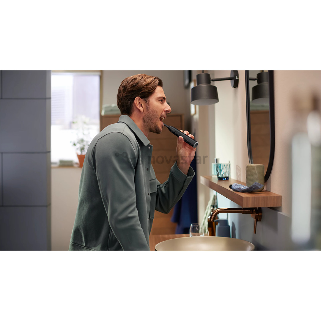 Elektrinis dantų šepetėlis Philips Sonicare Series 7100, juodas