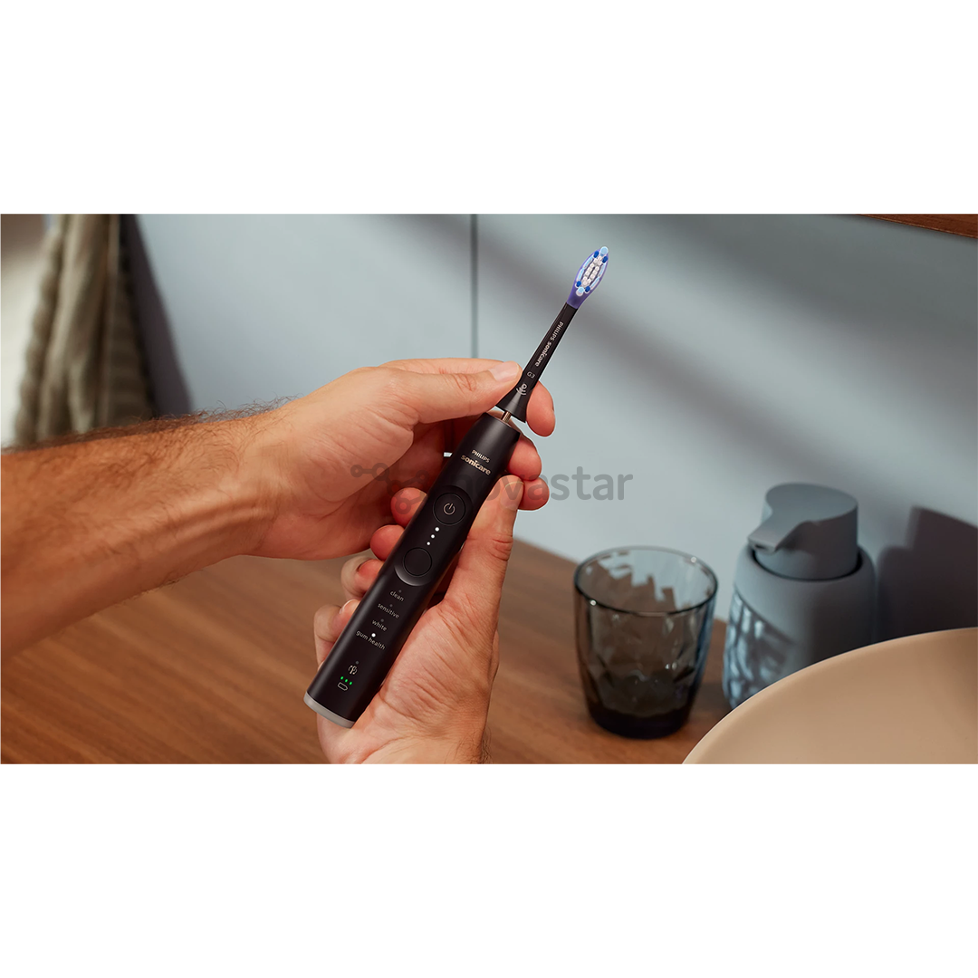Elektrinis dantų šepetėlis Philips Sonicare Series 7100, juodas