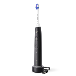 Elektrinis dantų šepetėlis Philips Sonicare Series 6500, juodas