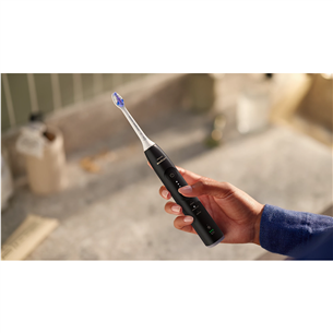 Elektrinis dantų šepetėlis Philips Sonicare Series 6500, juodas