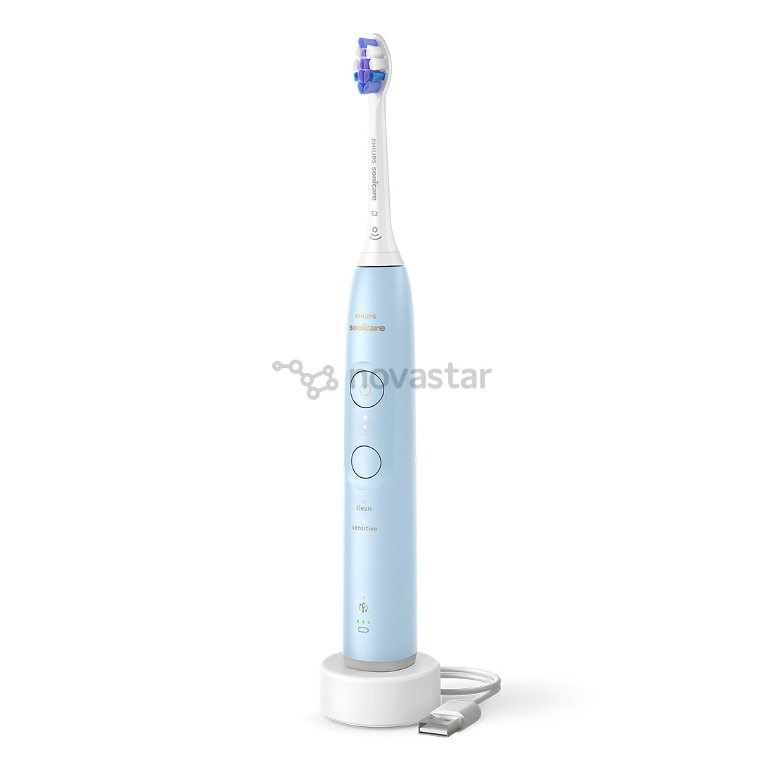 Elektrinis dantų šepetėlis Philips Sonicare Series 6100, šviesiai mėlynas