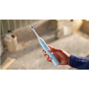Elektrinis dantų šepetėlis Philips Sonicare Series 6100, šviesiai mėlynas