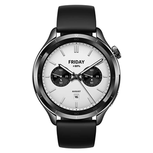 Išmanusis laikrodis Xiaomi Watch S4, juodas BHR9195GL