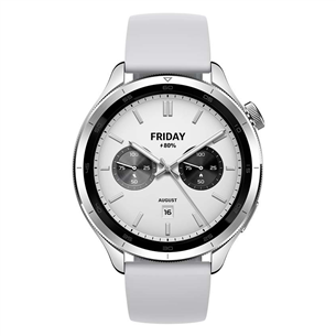 Išmanusis laikrodis Xiaomi Watch S4, sidabro spalvos BHR9197GL