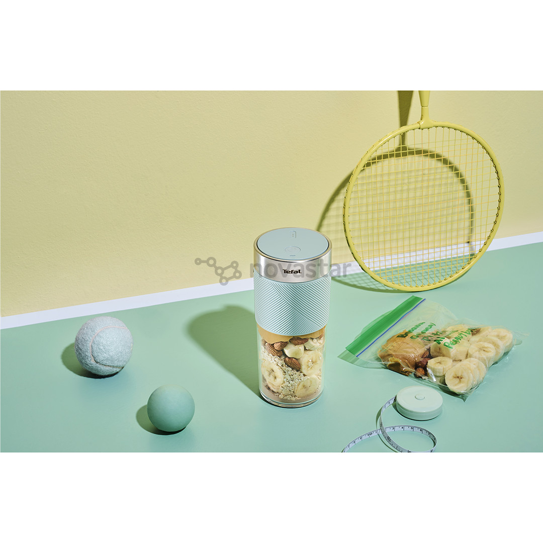 Nešiojama belaidė kokteilinė Tefal Lightmix, 300 ml, pilka